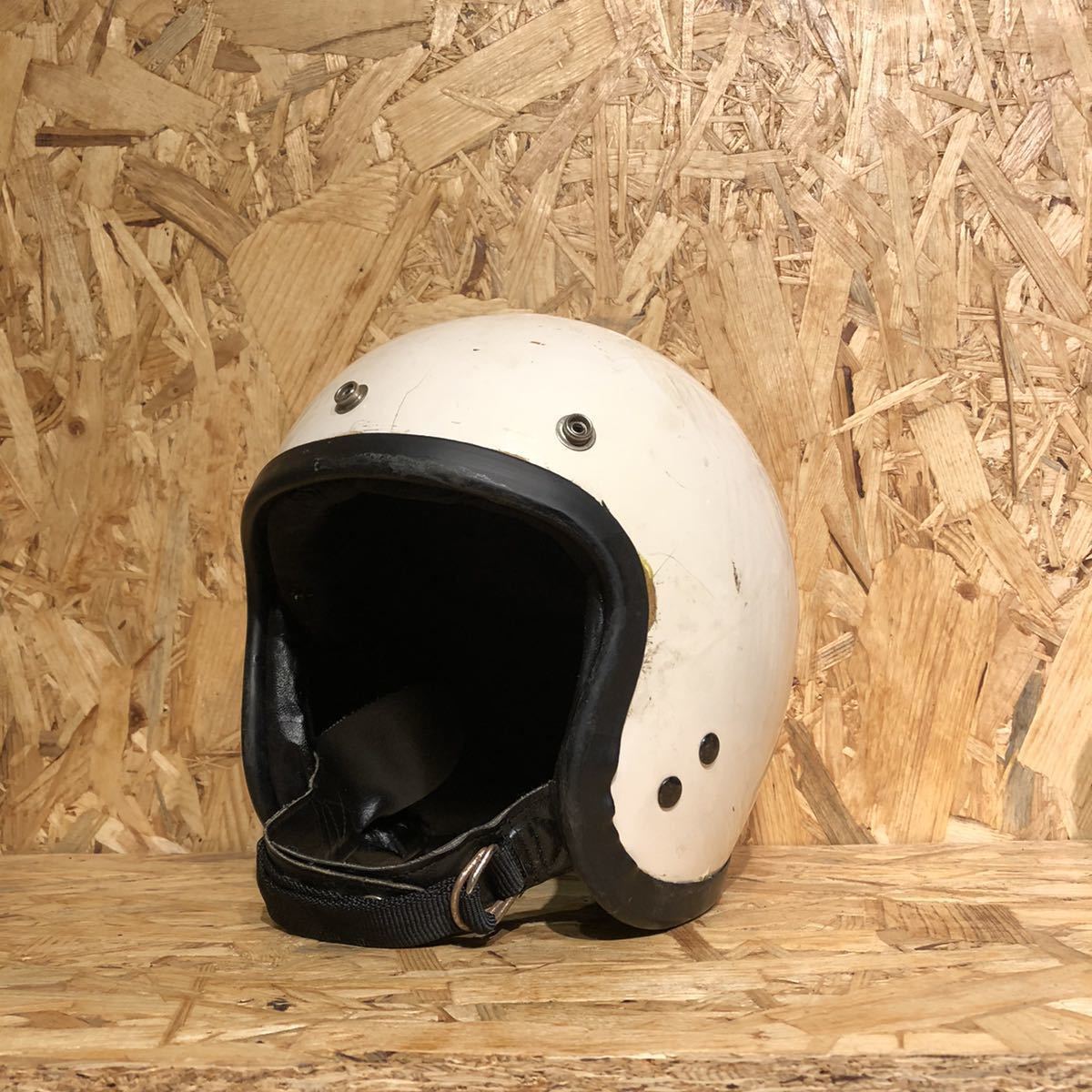 | VINTAGE NEO SG規格品 Dead 新品 箱付 WHITE Stock スモールジェットヘルメット 60's VEPO : VT-10 スモールジェットヘルメット+シールドセット ヴィンテージ