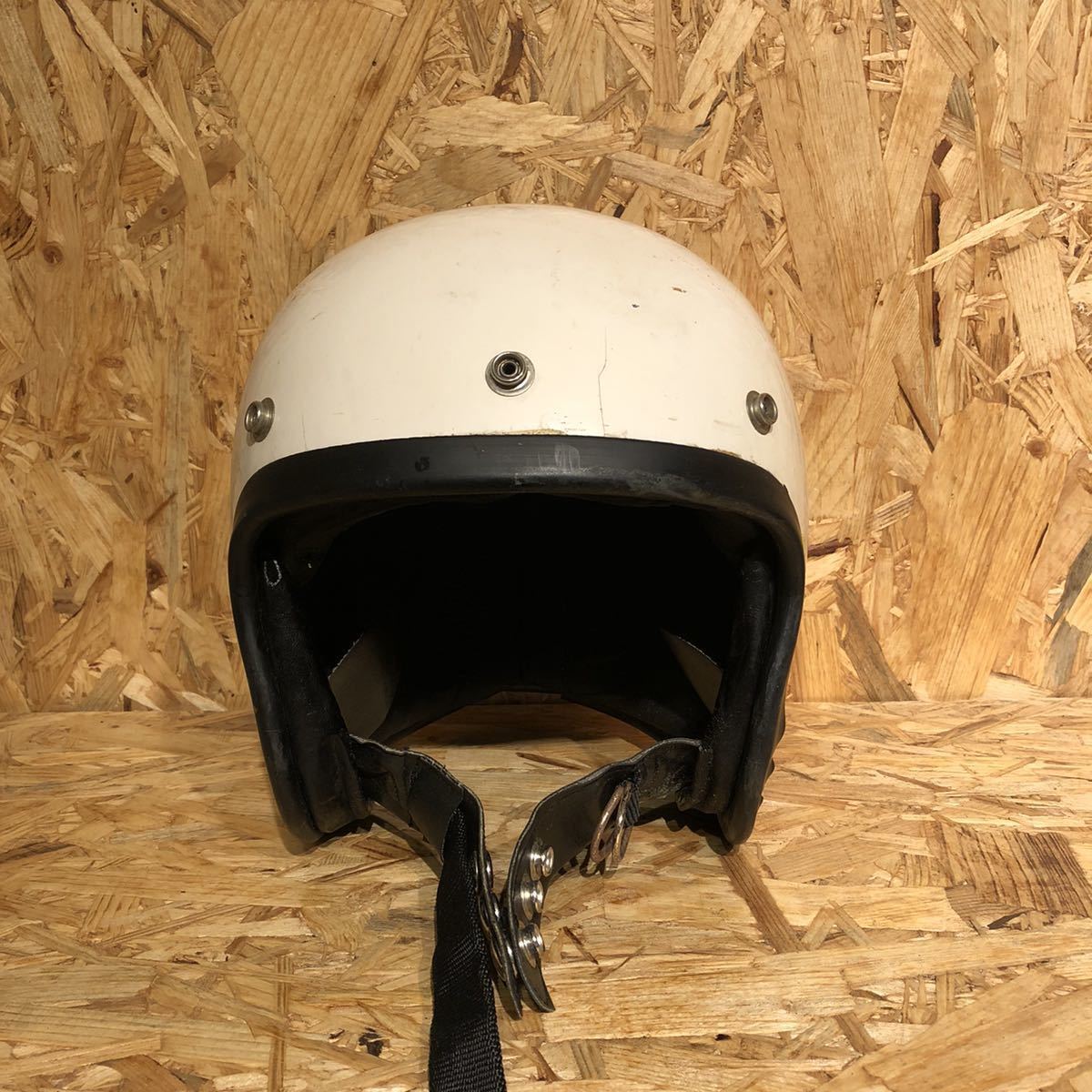 | VINTAGE NEO SG規格品 Dead 新品 箱付 WHITE Stock スモールジェットヘルメット 60's VEPO : VT-10 スモールジェットヘルメット+シールドセット ヴィンテージ