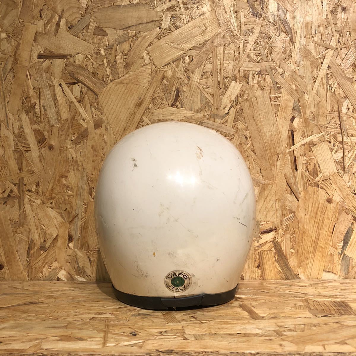 | VINTAGE NEO SG規格品 Dead 新品 箱付 WHITE Stock スモールジェットヘルメット 60's VEPO : VT-10 スモールジェットヘルメット+シールドセット ヴィンテージ