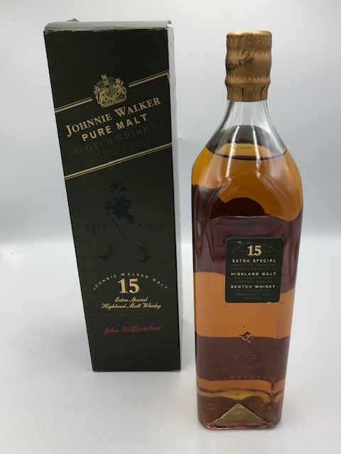 ジョニーウォーカー ピュアモルト 15年 750ml 43% 旧ボトル 未開栓 未開栓】ジョニーウォーカー グリーンラベル15年 箱付き ピュアモルト