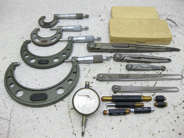 ミツトヨ 12 14 3点式 内側 マイクロメータ ホールテスト リングゲージ付き 中古 安価