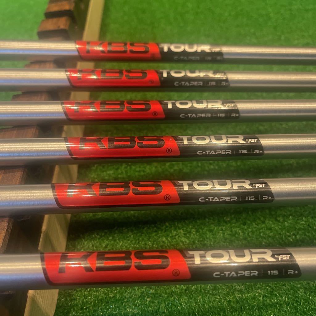 アイアンシャフト】KBS TOUR Cテーパー115 R＋ ＃7ーS 6本 【公式通販】