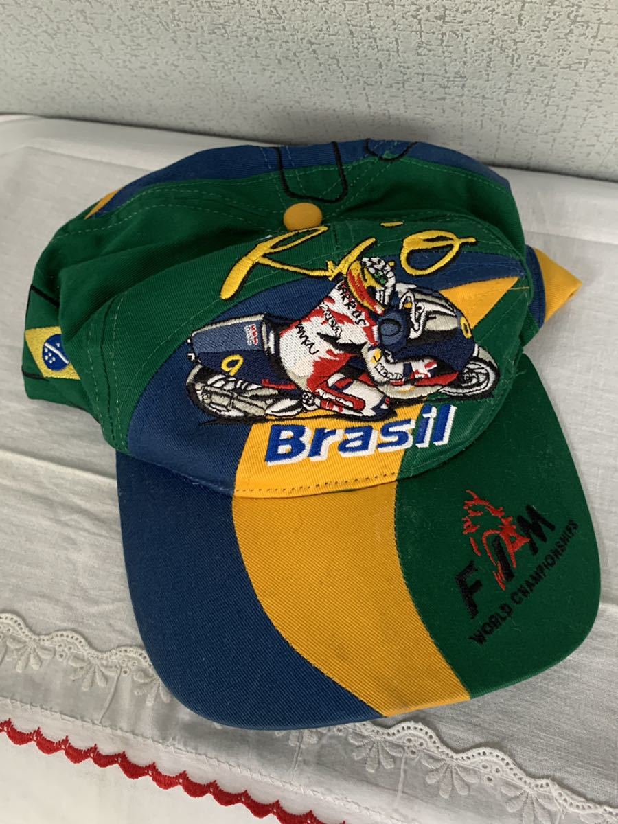 送料無料】RIO ブラジル BRAZIL FIM バイク レース キャップ 帽子  