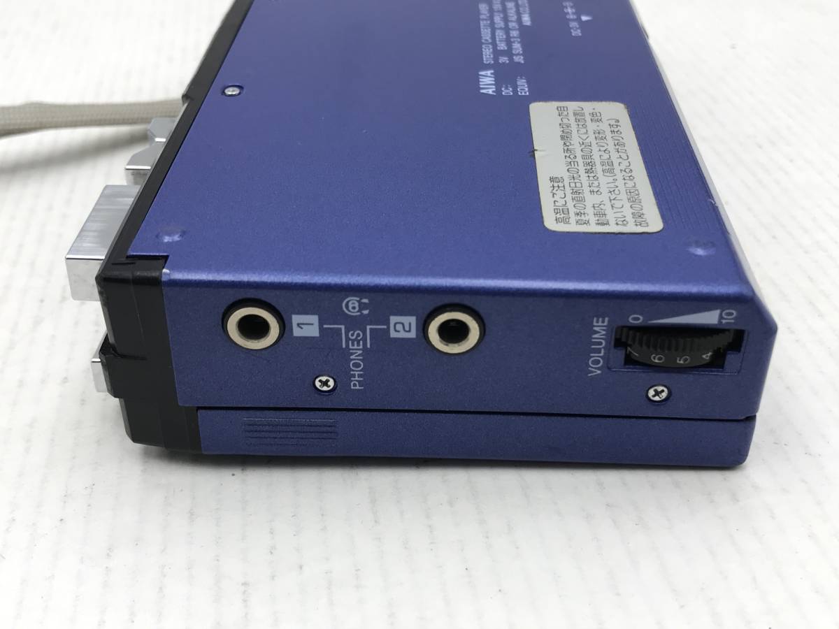【07444】レトロオーディオ/Aiwa/ステレオカセットプレーヤー/HS-P1BL/カセットボーイ PL/アイワ/ポータブル/ジャンク品 アイワ AIWA オーディオ機器 ラジカセ AM RCP3