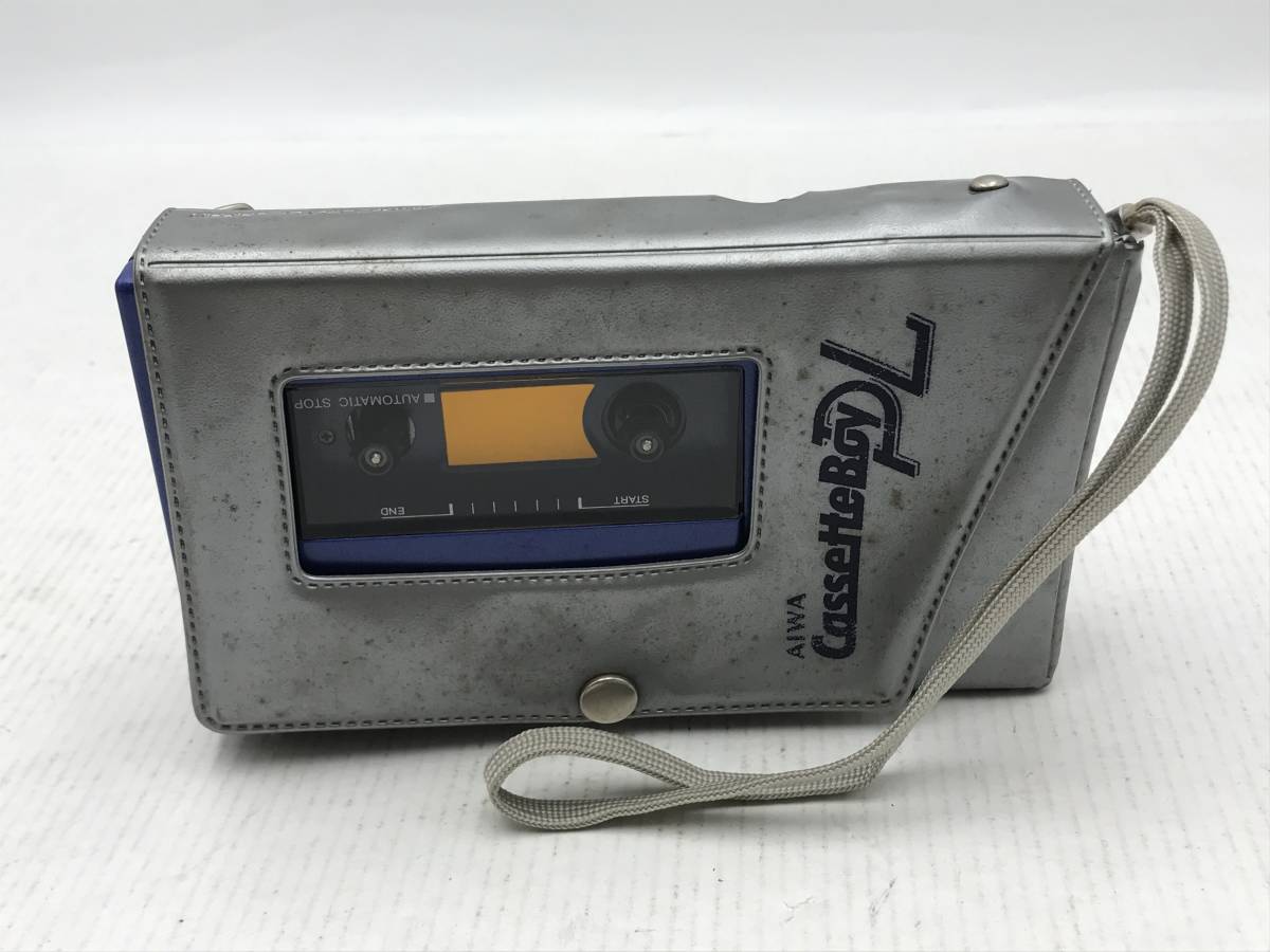 【07444】レトロオーディオ/Aiwa/ステレオカセットプレーヤー/HS-P1BL/カセットボーイ PL/アイワ/ポータブル/ジャンク品 アイワ AIWA オーディオ機器 ラジカセ AM RCP3
