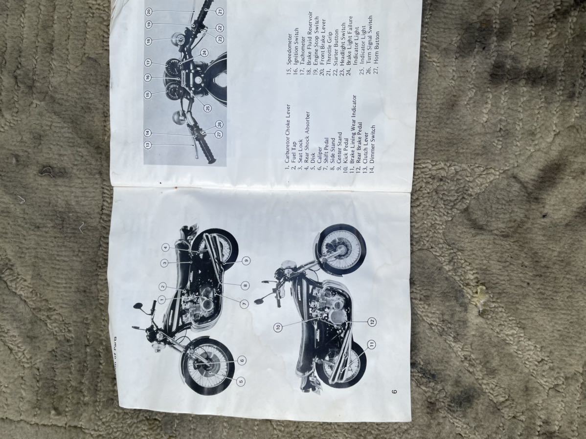 Z2 Z1 当時物 サービスマニュアル Kawasaki KZ1000 発表資料⁄Z1,Z1A