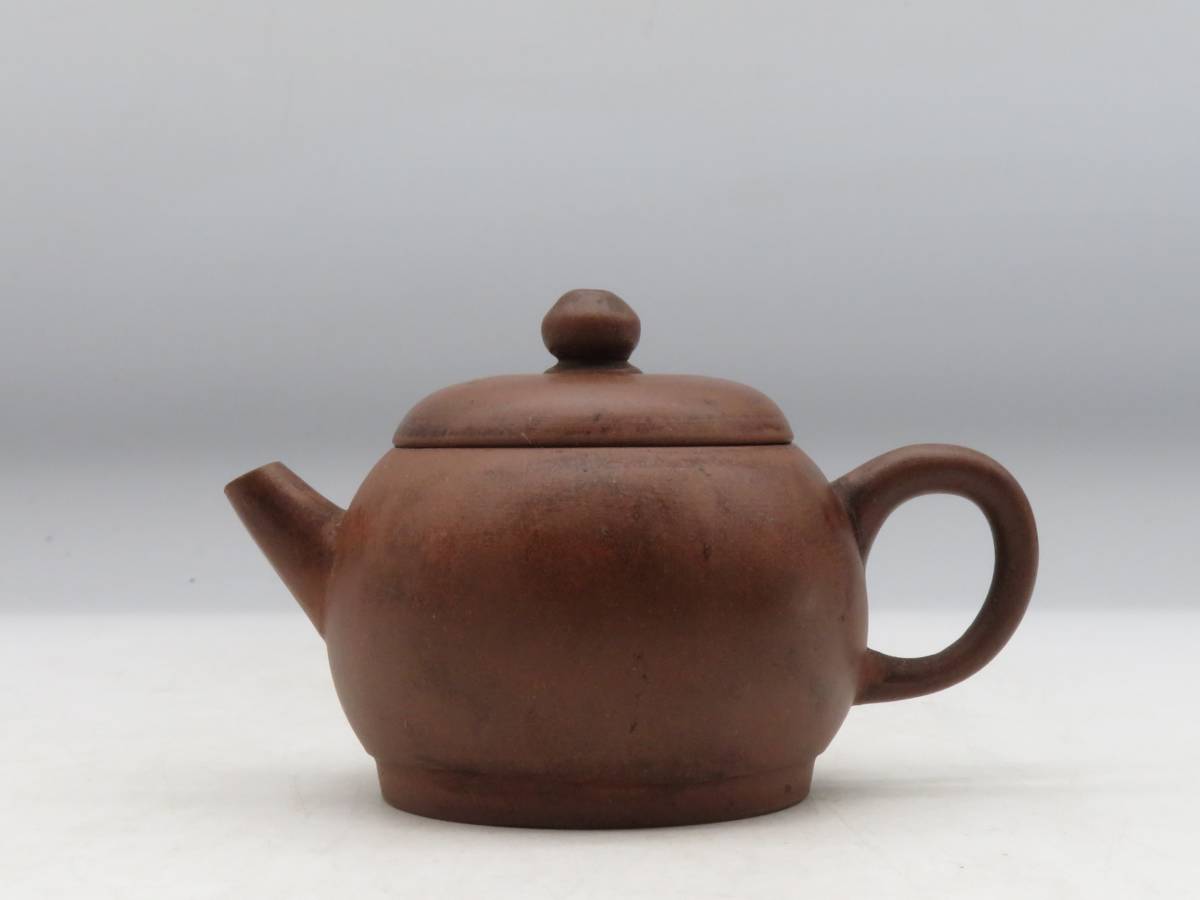 朱泥 唐物 急須 中国古玩 煎茶道具 款 中国宜興 紫砂 古玩 旧家蔵出