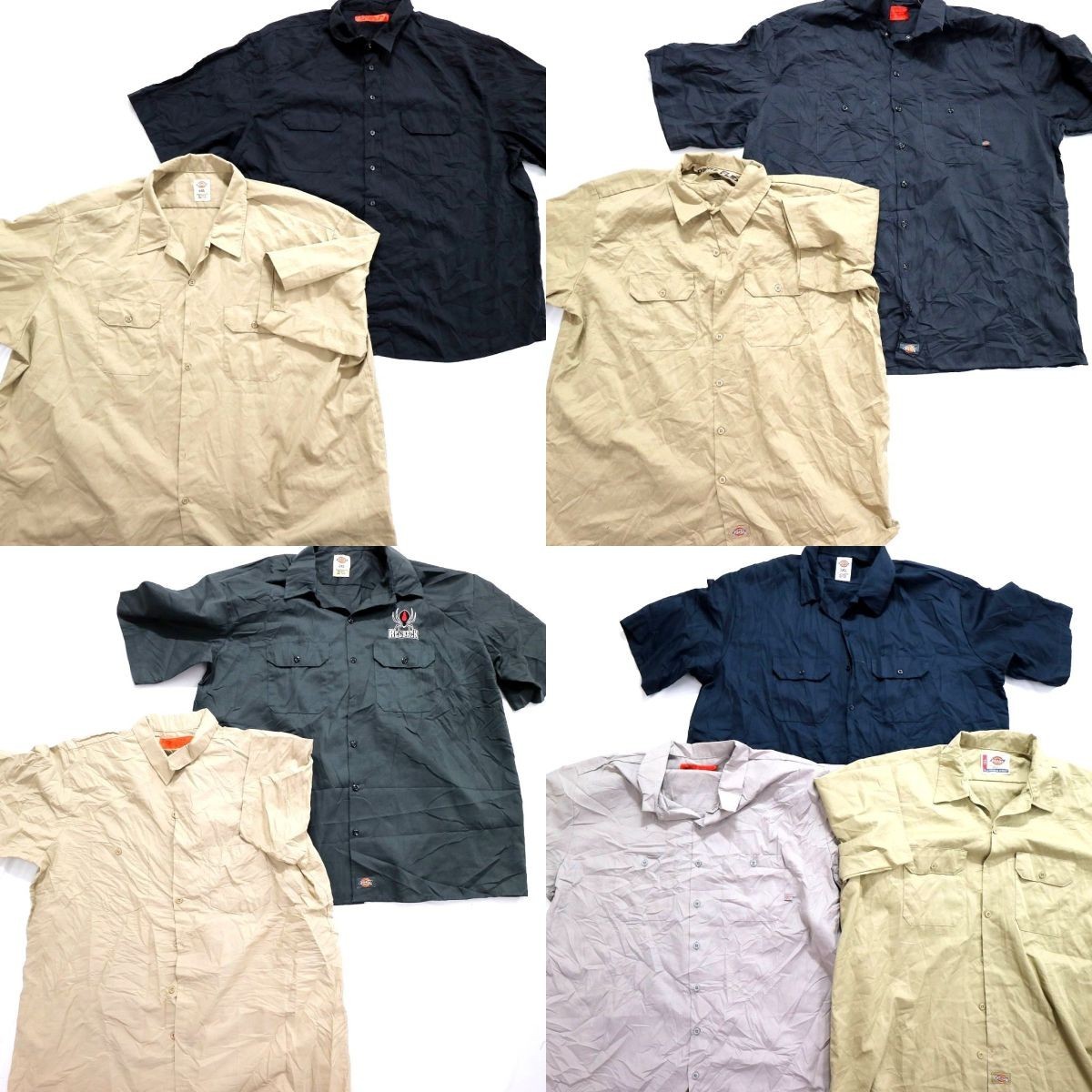 高品質，お得 ディッキーズ ワーク 半袖シャツ set ビーボーイ 他 2XL/3XL/4XL/5XL/6XL 9枚セット まとめ売り 古着卸 1円スタート 最落なし MH9027(XLサイズ以上)｜売買されたオークション情報、yahooの商品情報をア 半袖シャツ一般