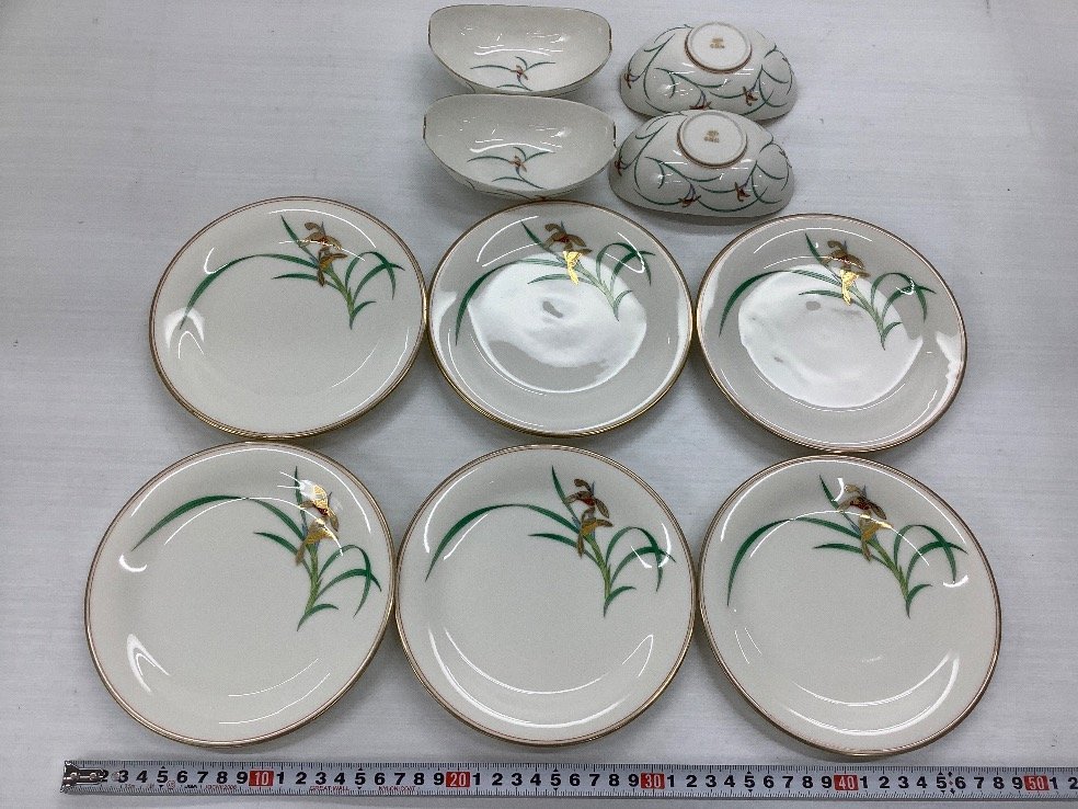 香蘭社 食器 まとめ 赤繒町 他 金彩ハガレ有 ACBF 中古品 香蘭社 ACBF