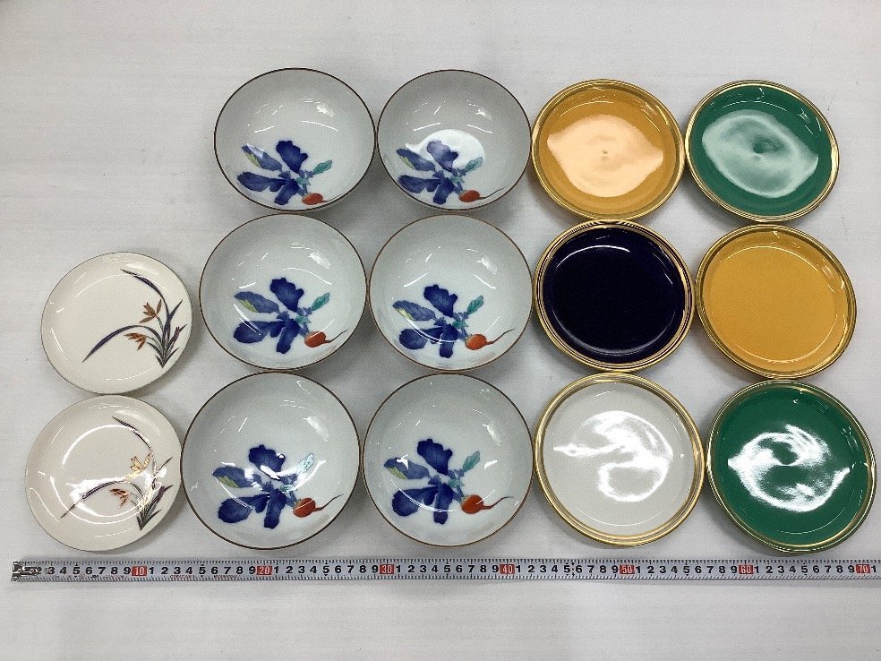 香蘭社 食器 まとめ 赤繒町 他 金彩ハガレ有 ACBF 中古品 香蘭社 ACBF