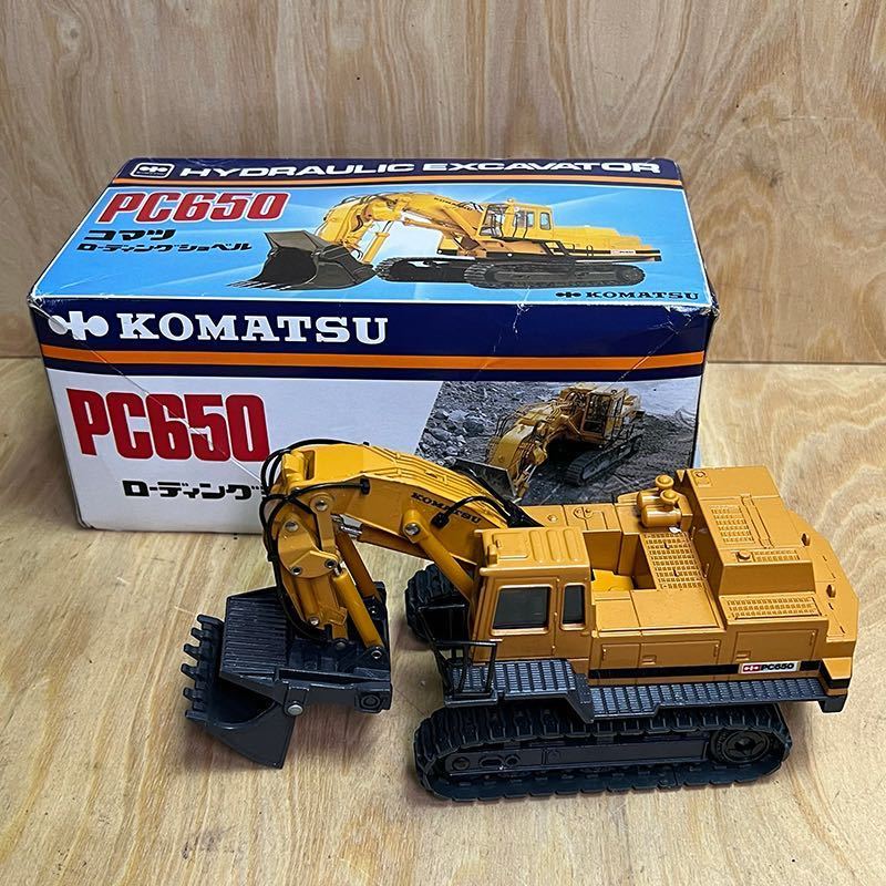 低価，正規品 1/50 KOMATSU コマツ ローディングショベル PC650 ミニカー 建設機械 シンセイ 油圧ショベル ショベルカー 模型 ミニチュア 重機(建設車両、作業車)｜売買されたオークション情報、yahooの商品情 建設車両、作業車