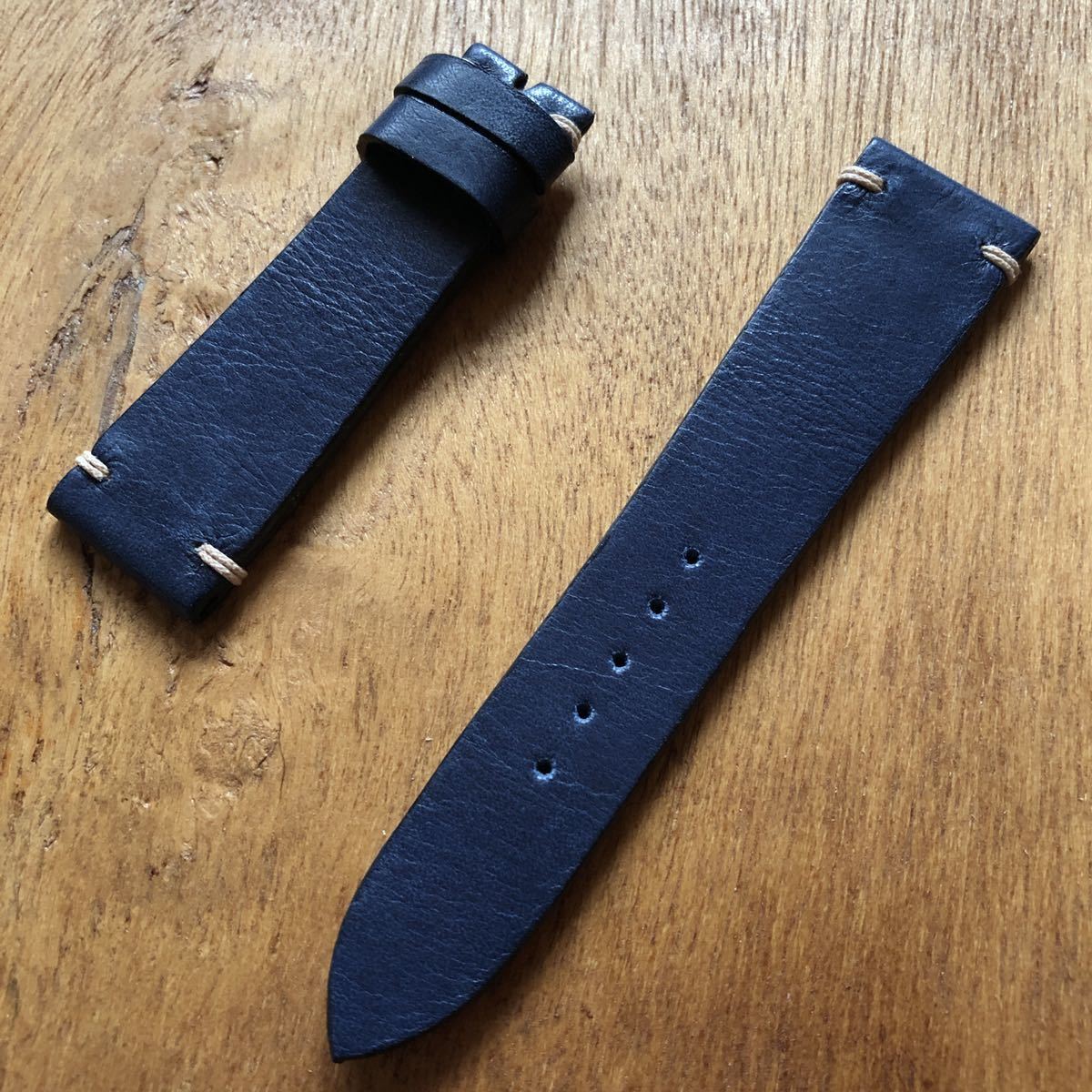 激安売値 ◇vintage.style 7228◇ 時計ベルト 22mm-18mm ハンドメイド
