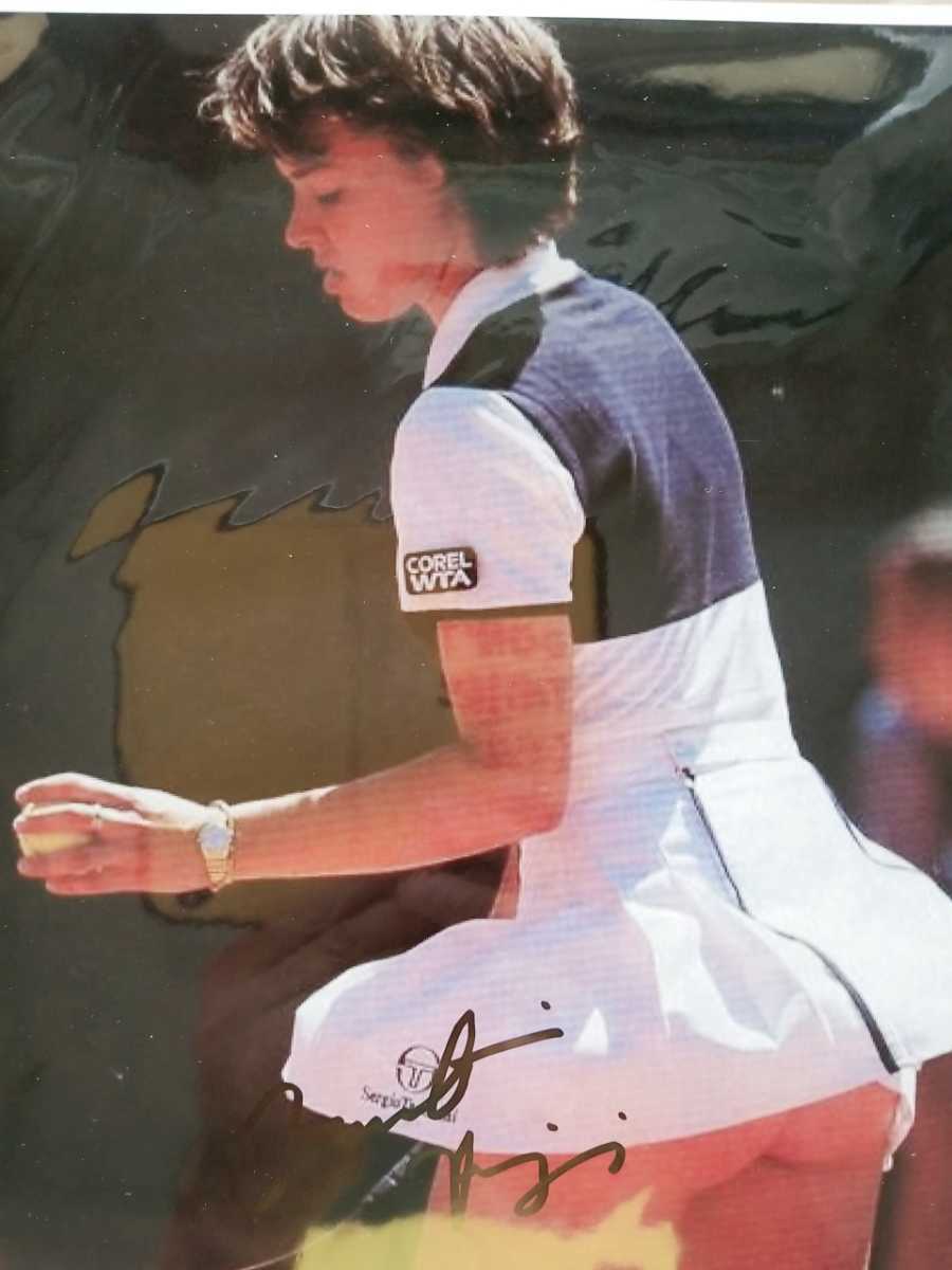 マルチナ ヒンギス選手 サイン入り写真 □マルチナ・ヒンギス/Martina Hingis□【直筆サイン入り写真①