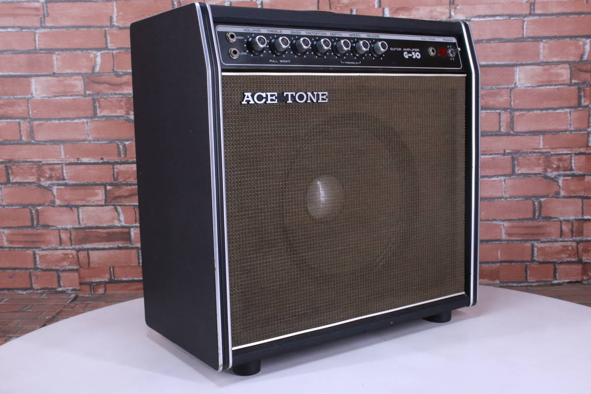 レトロ! ACE TONE ギターアンプ G-50 NIHON HAMMOND LTD 1977年製 