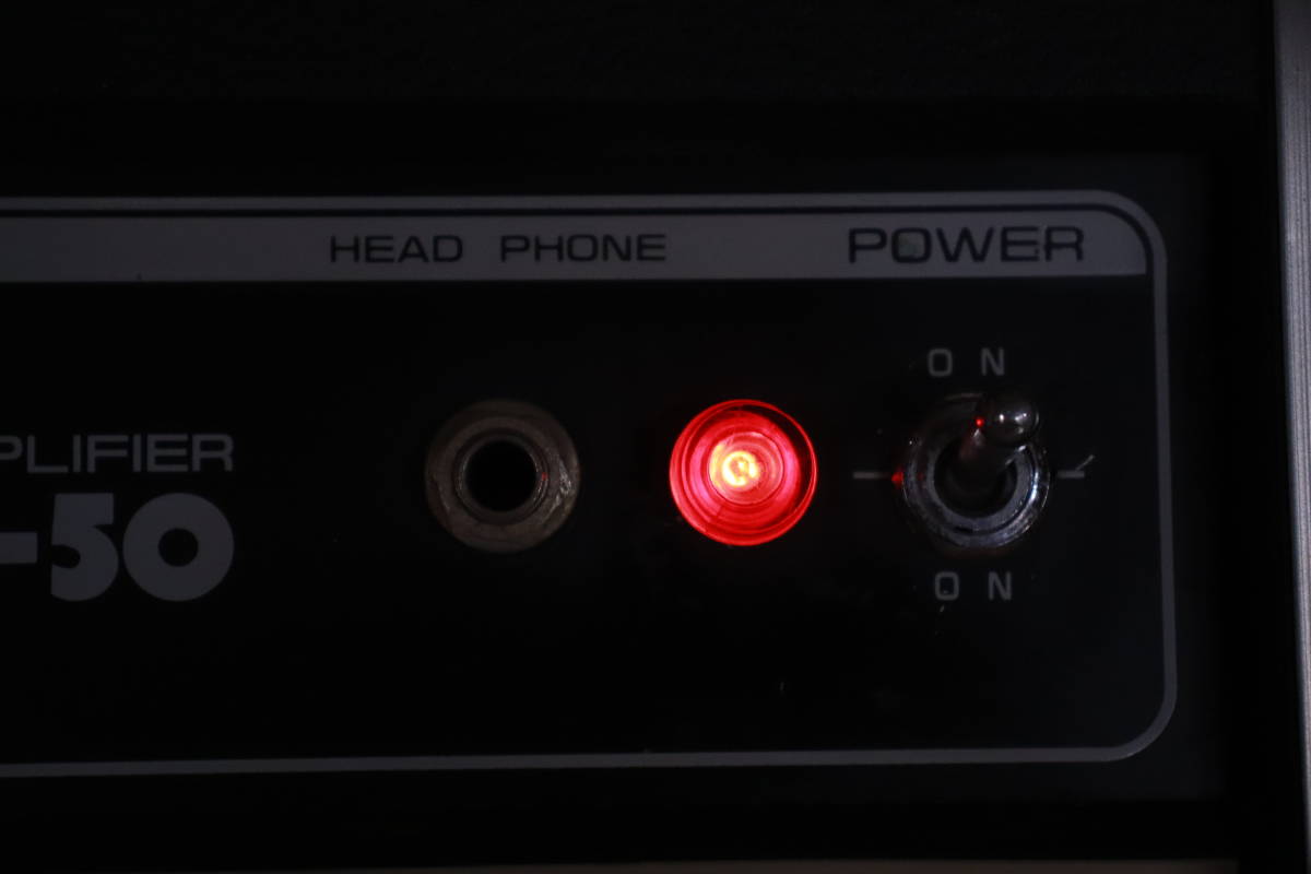 レトロ! ACE TONE ギターアンプ G-50 NIHON HAMMOND LTD 1977年製 