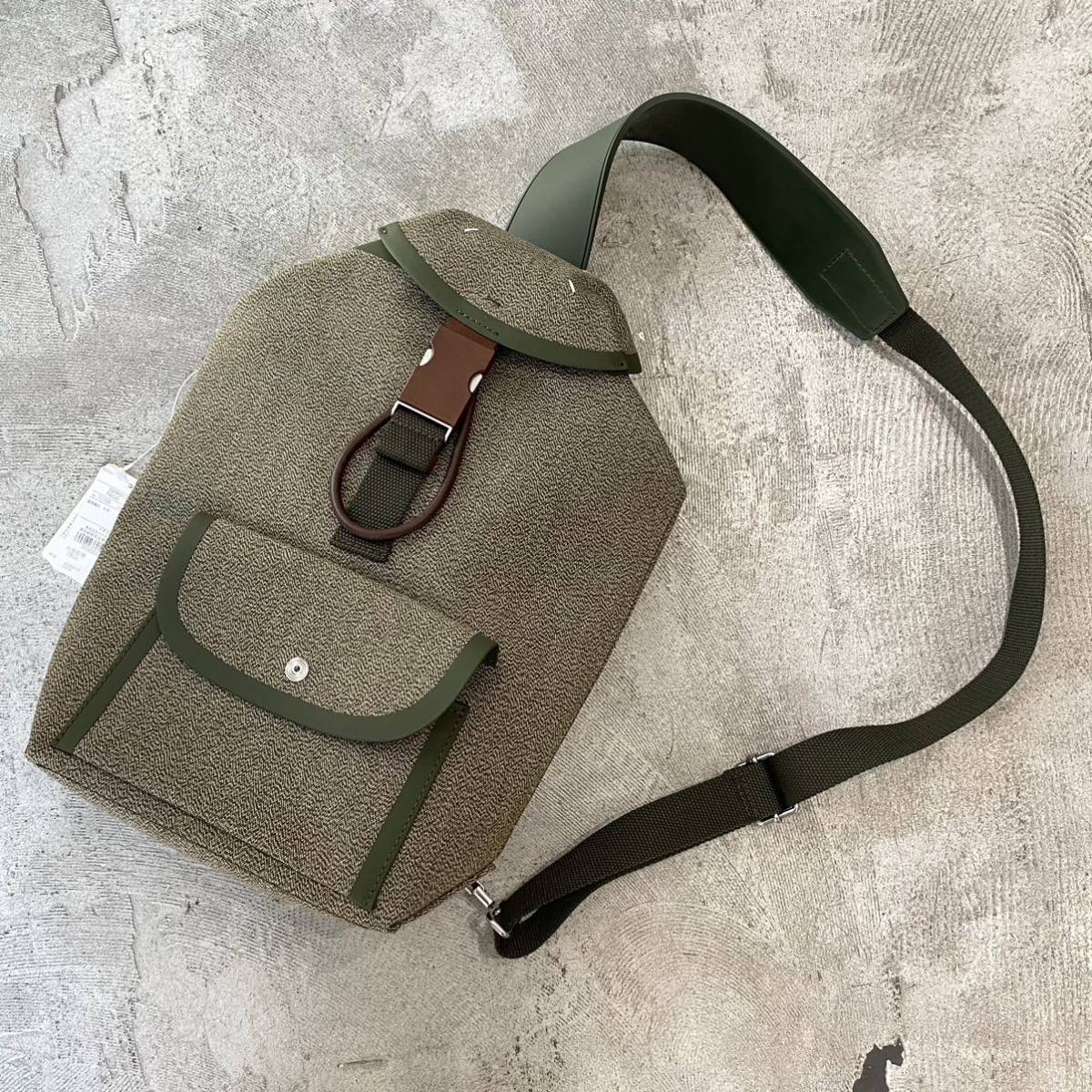 国内正規 未使用 Maison Margiela 11 メゾン マルジェラ ⑪ Canvas Backpack バックパック ワンショルダー バッグ 定価218.900円 (71