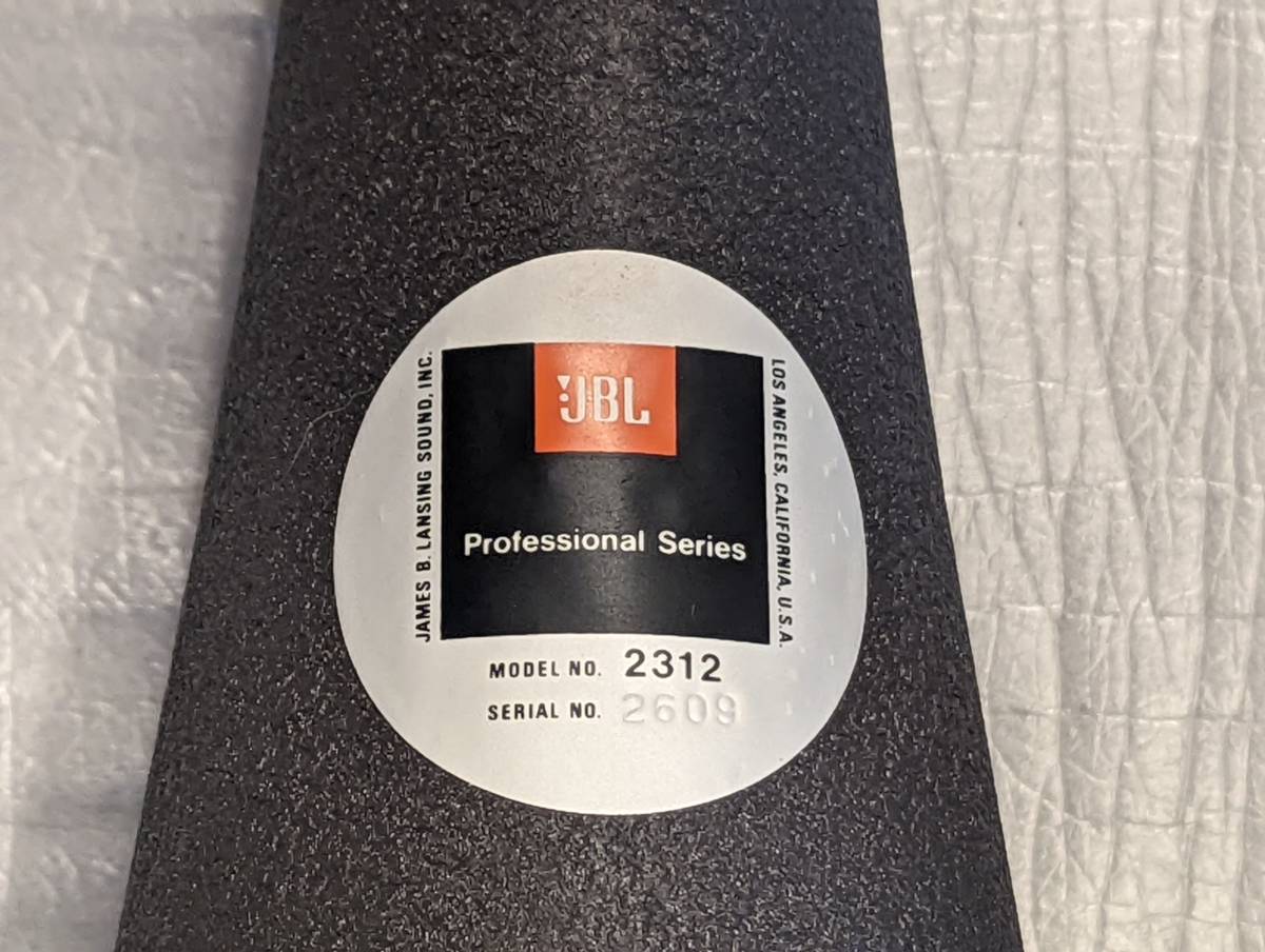 JBL 2312 ホーン ペア 0 JBL ペア ホーンペア□■032604216J□■ ■□JBL ストレートホーン（1インチ）ペアブランド公式通販