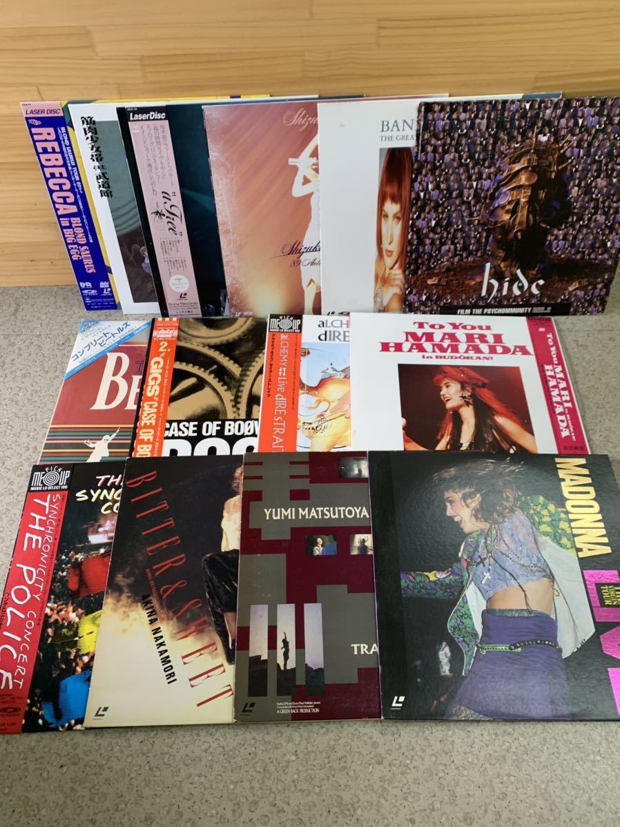 お買い得，高品質 レーザーディスクLD まとめ売り 約70枚 音楽 筋肉少女帯 中森明菜 ビートルズ 松任谷由実 The Police マドンナバナナラマ hide Boowy(その他)｜売買されたオークション情報、yahooの商品情報をアー その他
