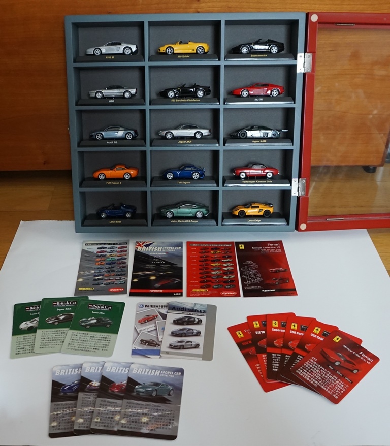  京商 British Sports Car Ferrari 他 Minicar collection 15台 1/64 京商ディスプレーケース付(乗用車)｜売買されたオークション情報、yahooの商品情報をアーカイブ公開 - オークファン 乗用車