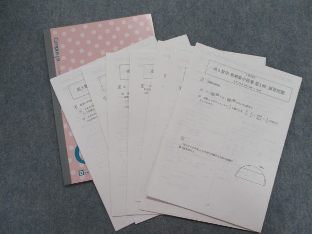 【高品質】 SO81-119 数理進学塾MAT 高3数学 春期集中授業 第1 7回 演習問題 テスト計7回分セット 2014 三森司 m0D(数学)｜売買されたオークション情報、yahooの商品情報をアーカイブ公開 - オークファン 大学受験
