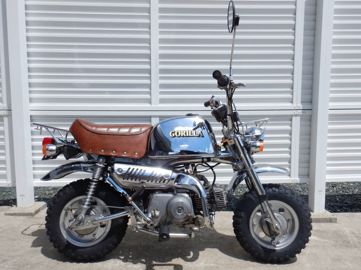 メッキゴリラ Z50J 新品タイヤ 12V セル付き ジョルカブエンジン