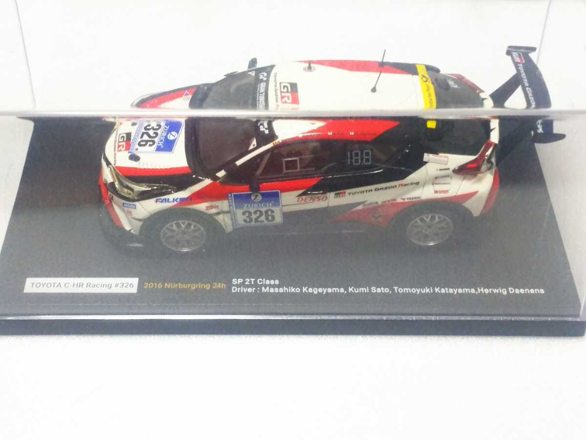 エブロ GR Gazoo 1/43 トヨタ C-HRレーシング #326 ニュルブルクリンク 
