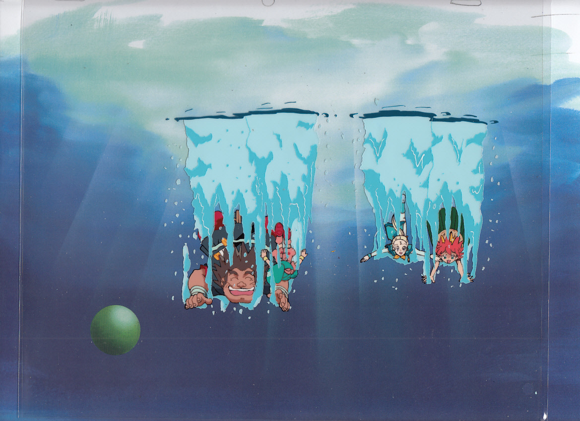 超魔神英雄伝ワタルのOPのセル画 その233/芦田豊雄