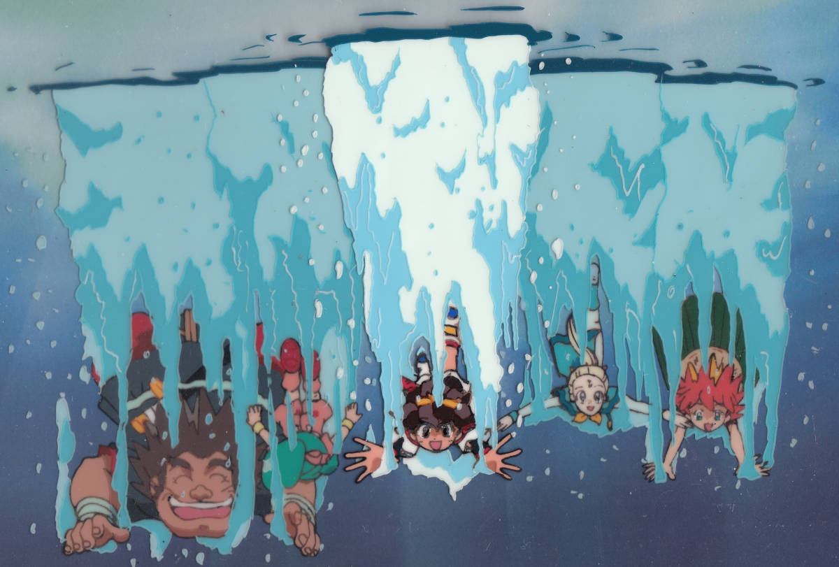 超魔神英雄伝ワタルのOPのセル画 その233/芦田豊雄