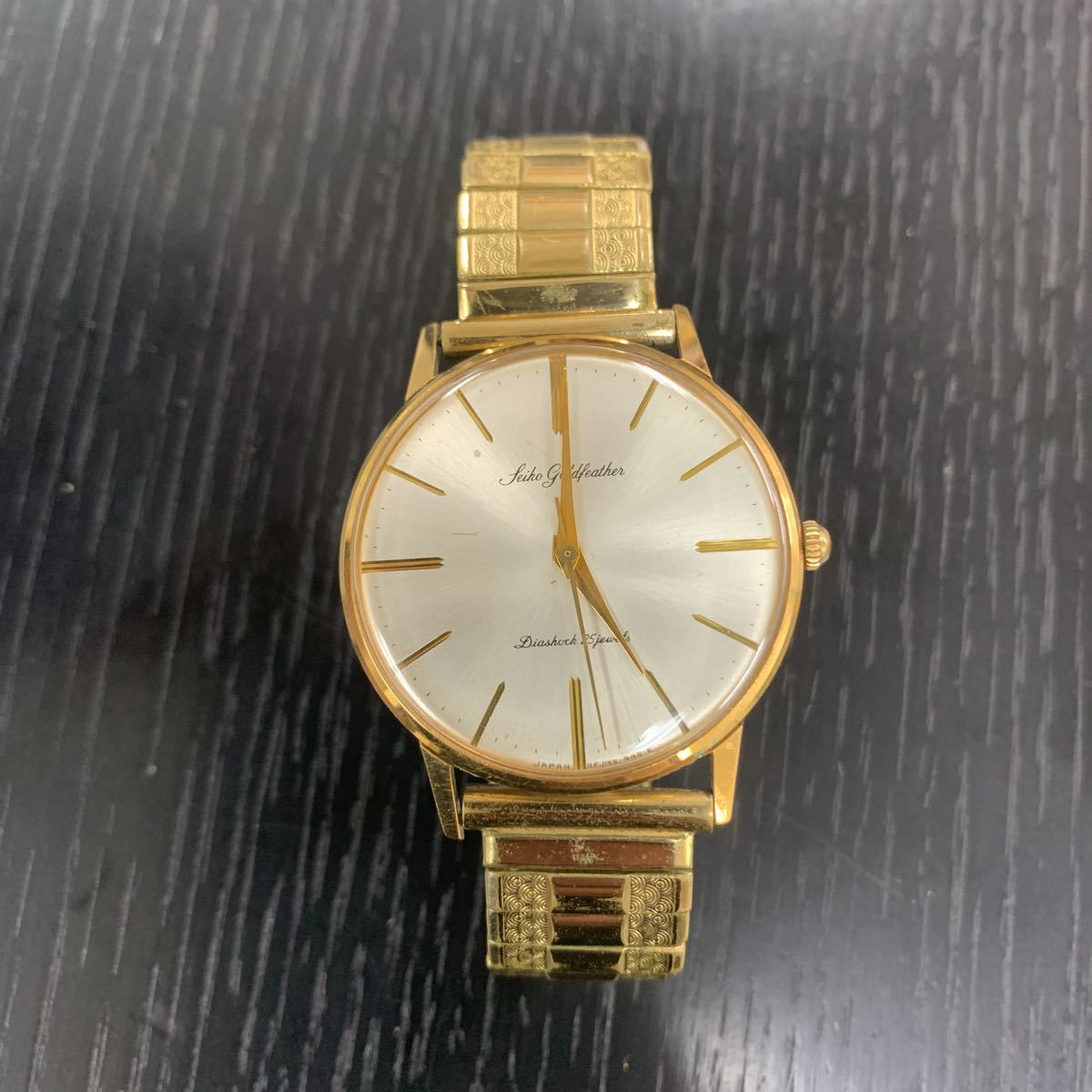 人気定番，高品質 ○SEIKO セイコー 手巻き ゴールドフェザー J15002 