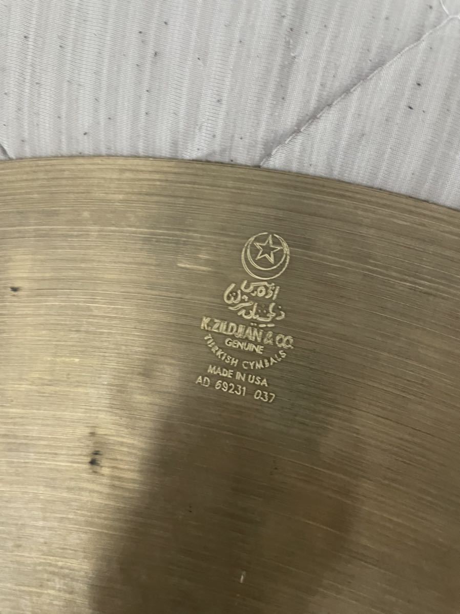 Zildjian KEROPE 22インチ Rideシンバル Zildjian Ride Medium Crash