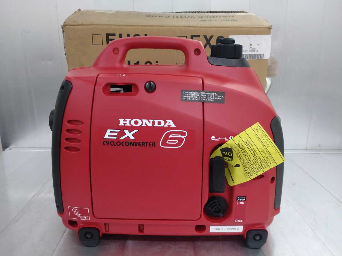 HONDA ホンダ ポータブルガソリン発電機 EX6 100V/6A/600VA 中古美品 