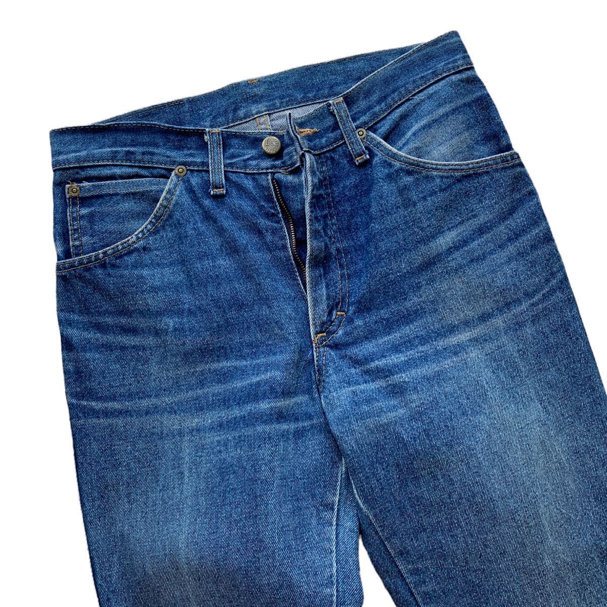 90's UK製 Lee デニムパンツ W30 L31 ヒゲ落ち ユーロ 英国 ヴィンテージ オールド リー ジーンズ デニムパンツ 90s リー L30☆12 w38 メンズW34相当