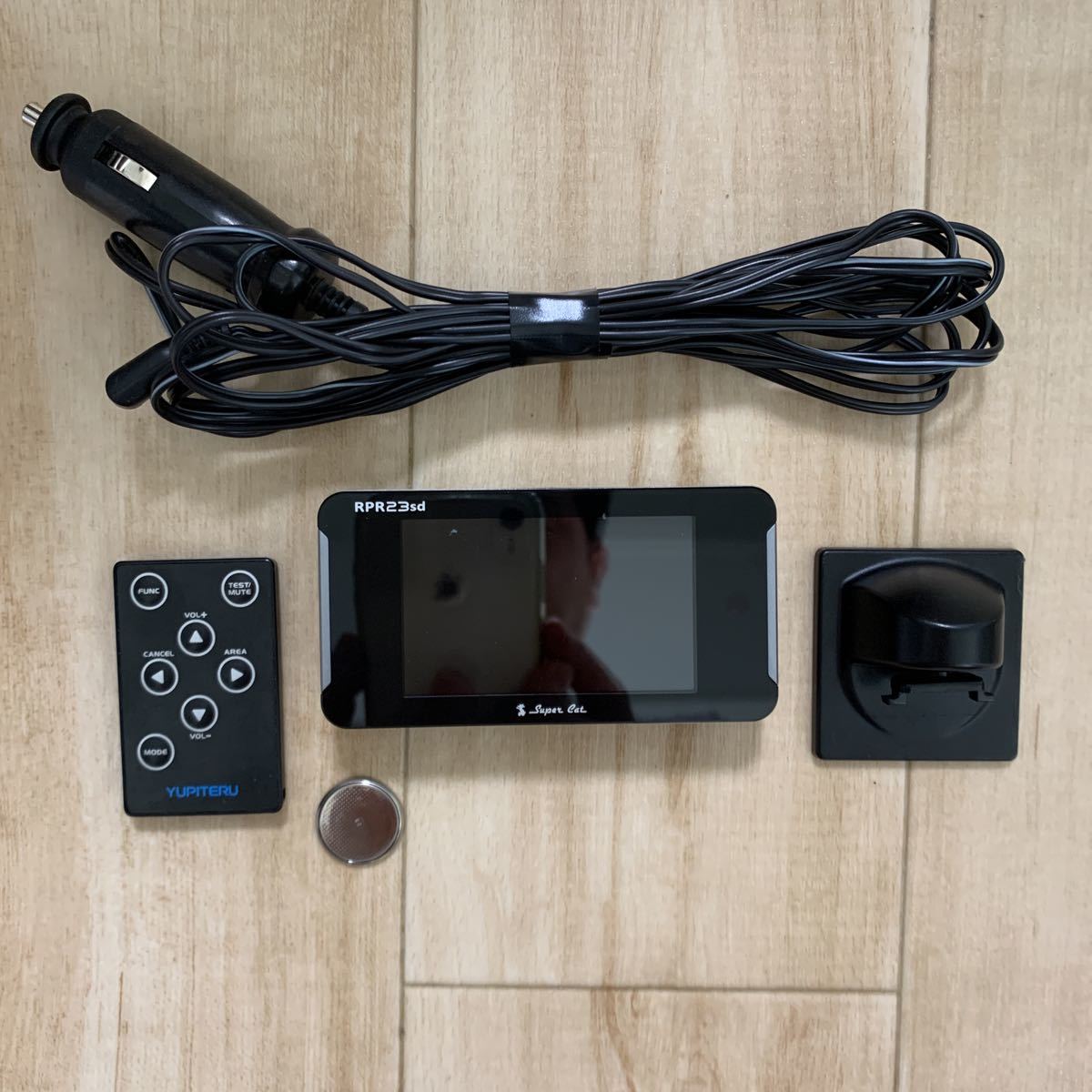 ユピテル レーダー探知機 RPR23sd 動作確認済み 　USED