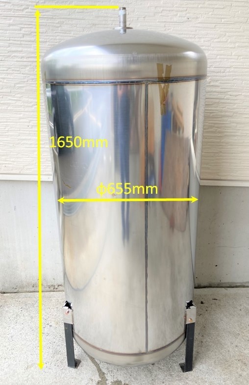 ステンレスタンク 400L 足付き 貯水 ファイヤーピット 焼却炉 