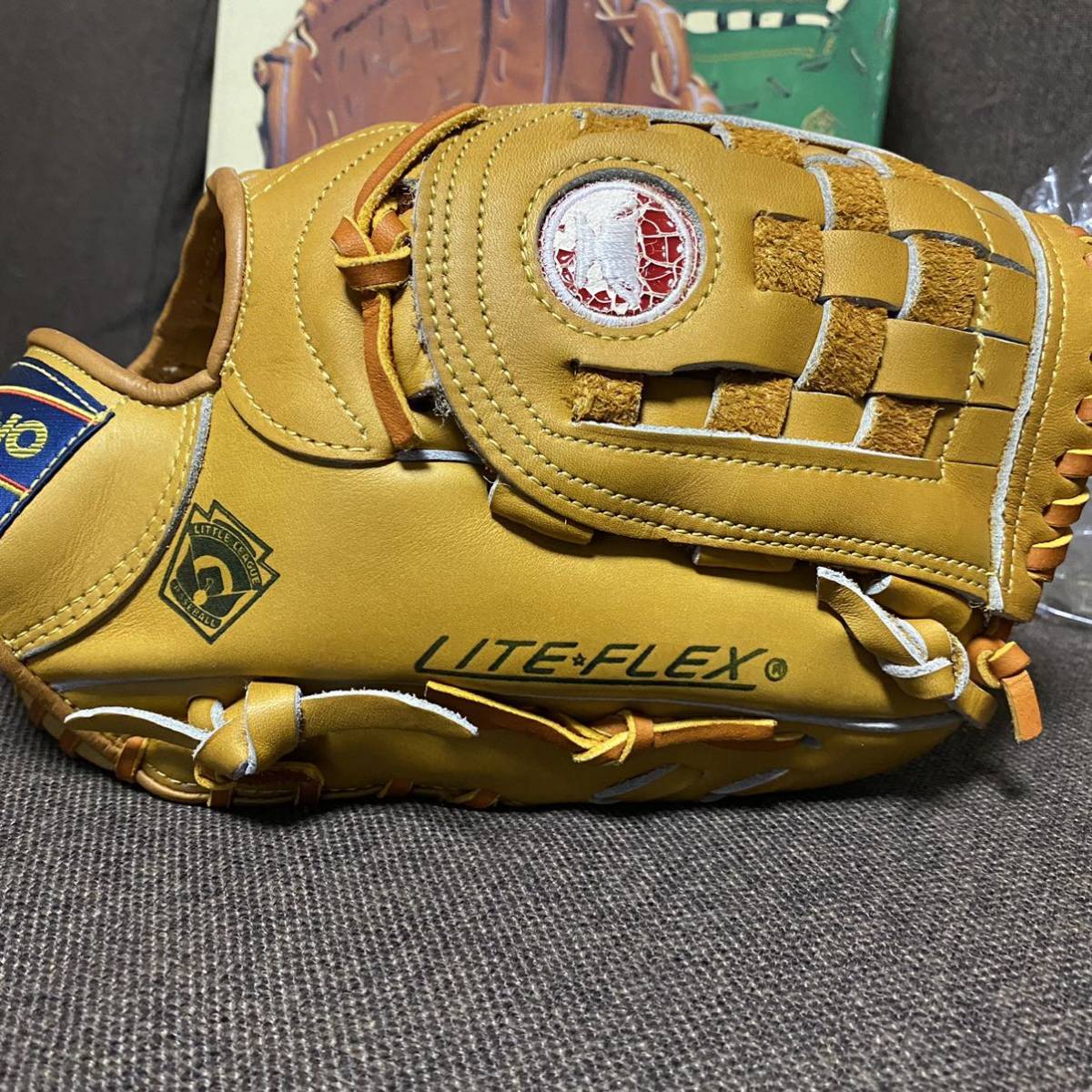 デッドストック】 MIZUNO World Win Little League グローブ 赤カップ