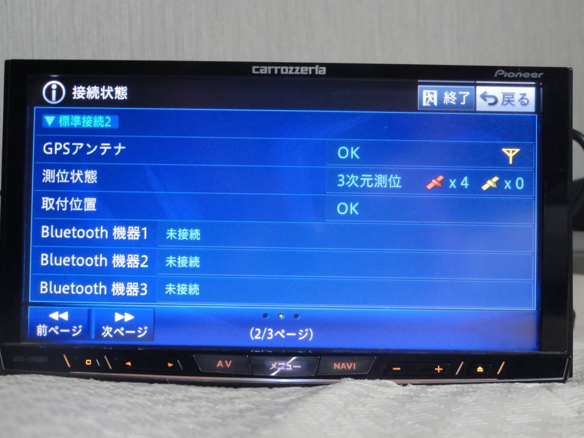 カロッツェリア AVIC-ZH0009 CP-4 carrozzeria Pioneer パイオニア 