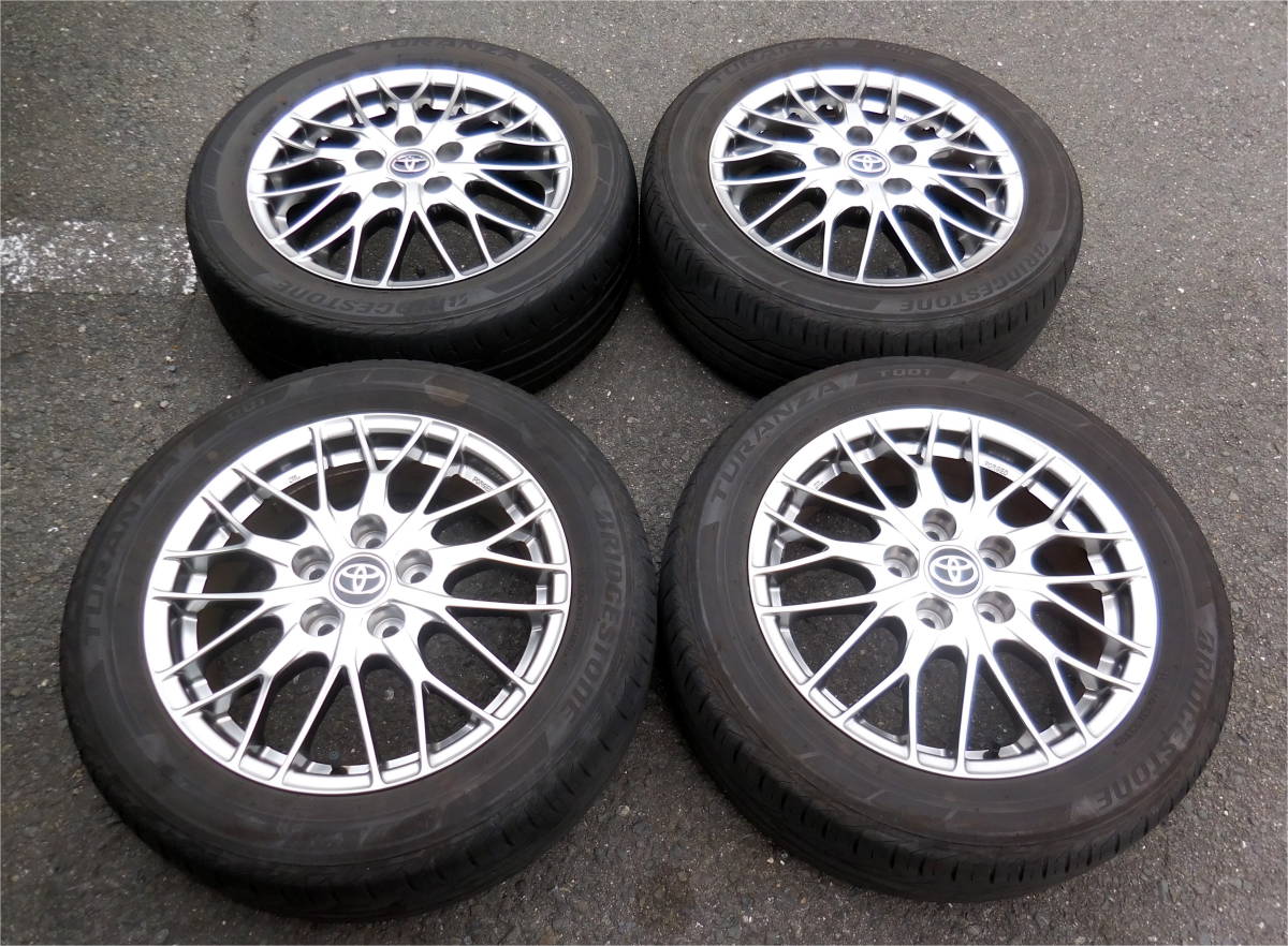 ●鍛造 BBS製 トヨタ 80系 ノア ヴォクシー 純正アルミホイール＆BS TURANZA 205/55R16 エスクァイヤ 軽量●