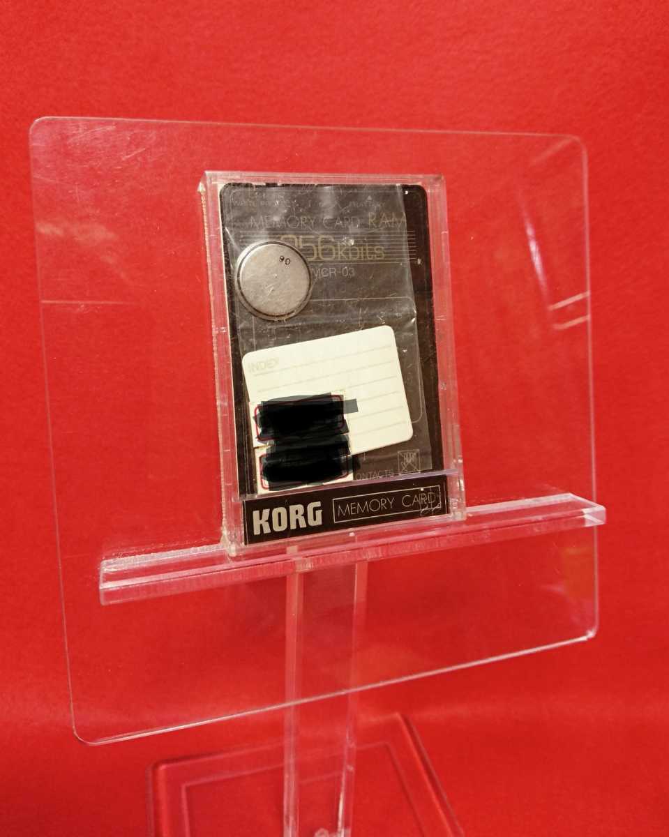 稀少！未開封、未使用品！KORG MEMORY CARD RAM 256kbits MCR-03 M1等の