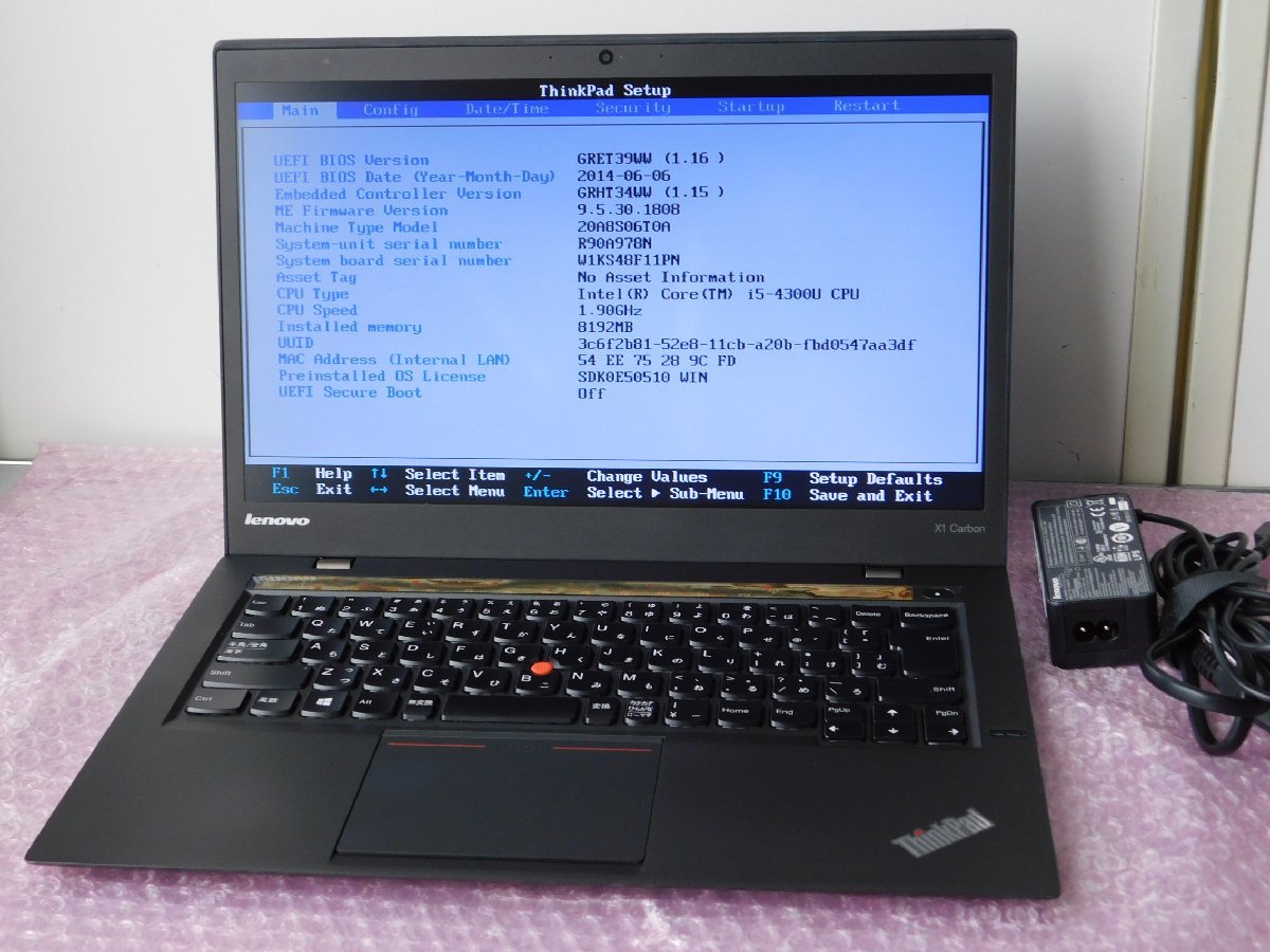 X1 x1 ThinkPad Carbon carbon ジャンク ジャンクの Core 2026年最新 