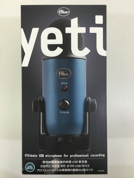 Yeti コンデンサーマイク USB Microphone Blackout YETI Blue yeti