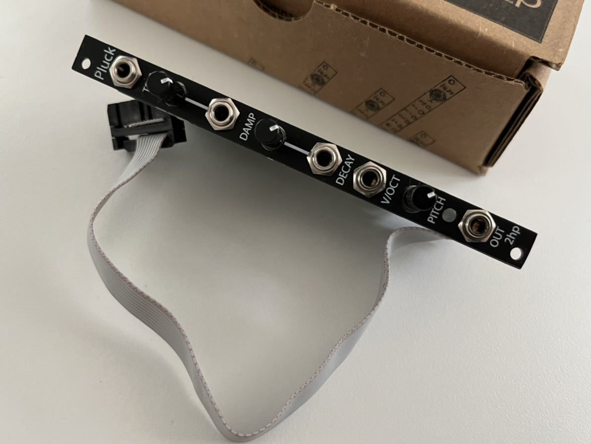 2hp Pluck (Black) / ユーロラック モジュラーシンセ