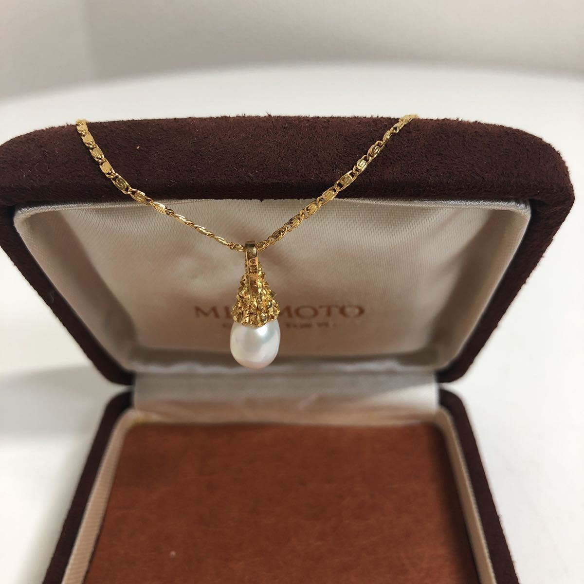 MIKIMOTO ミキモト k18パールトップ ペンダントトップ パール約7mm
