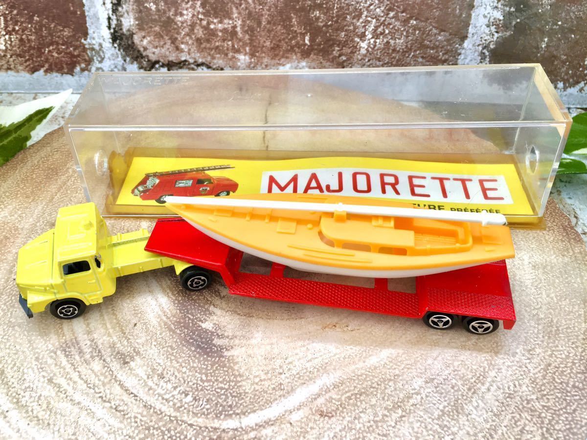 MAJORETTE マジョレット SCANIA ボート運搬車 ボートトレーラー ボート