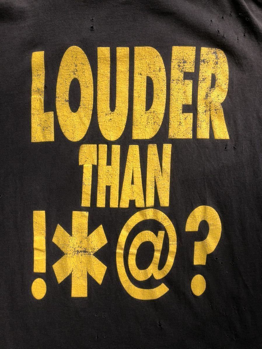 【セール，お買い得】 Soundgarden Louder than Love ヴィンテージ バンドＴ sub pop black flag nirvana dinosaur jr hole tad mudhoney pearl jam metallica(Tシャツ)｜売買されたオークション情報、yahooの商品情報をアーカイブ公開 - オークファ Tシャツ