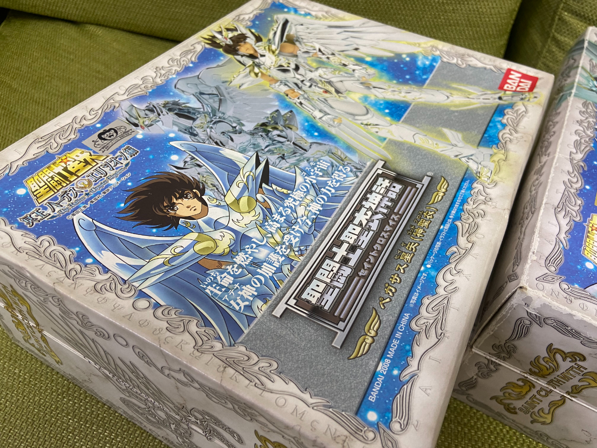 中古 聖闘士聖衣神話 神聖衣 5体セット ペガサス聖矢 ドラゴン紫龍 