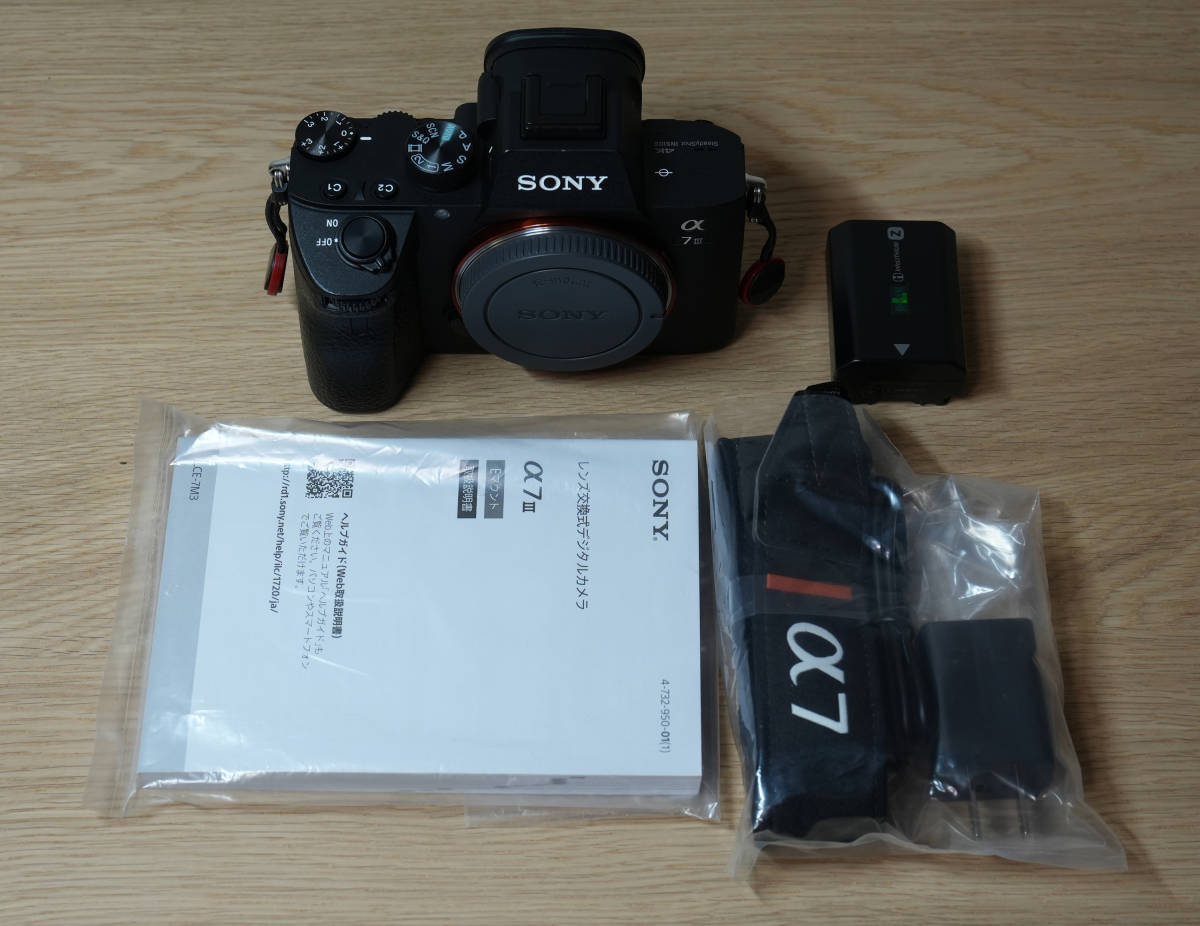 〔美品〕SONY α7III ボディのみ｜動作良好・防湿庫保管｜即使用OK｜ ILCE-7M3 ボディ SONY α7 α7III III | - ソニー 価格.com 中古(ソニー