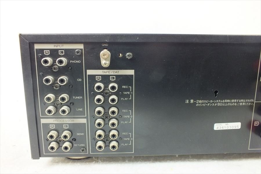 SANSUI サンスイ プリメインアンプ AU-α607KX 音出しOK 現状品 SANSUI
