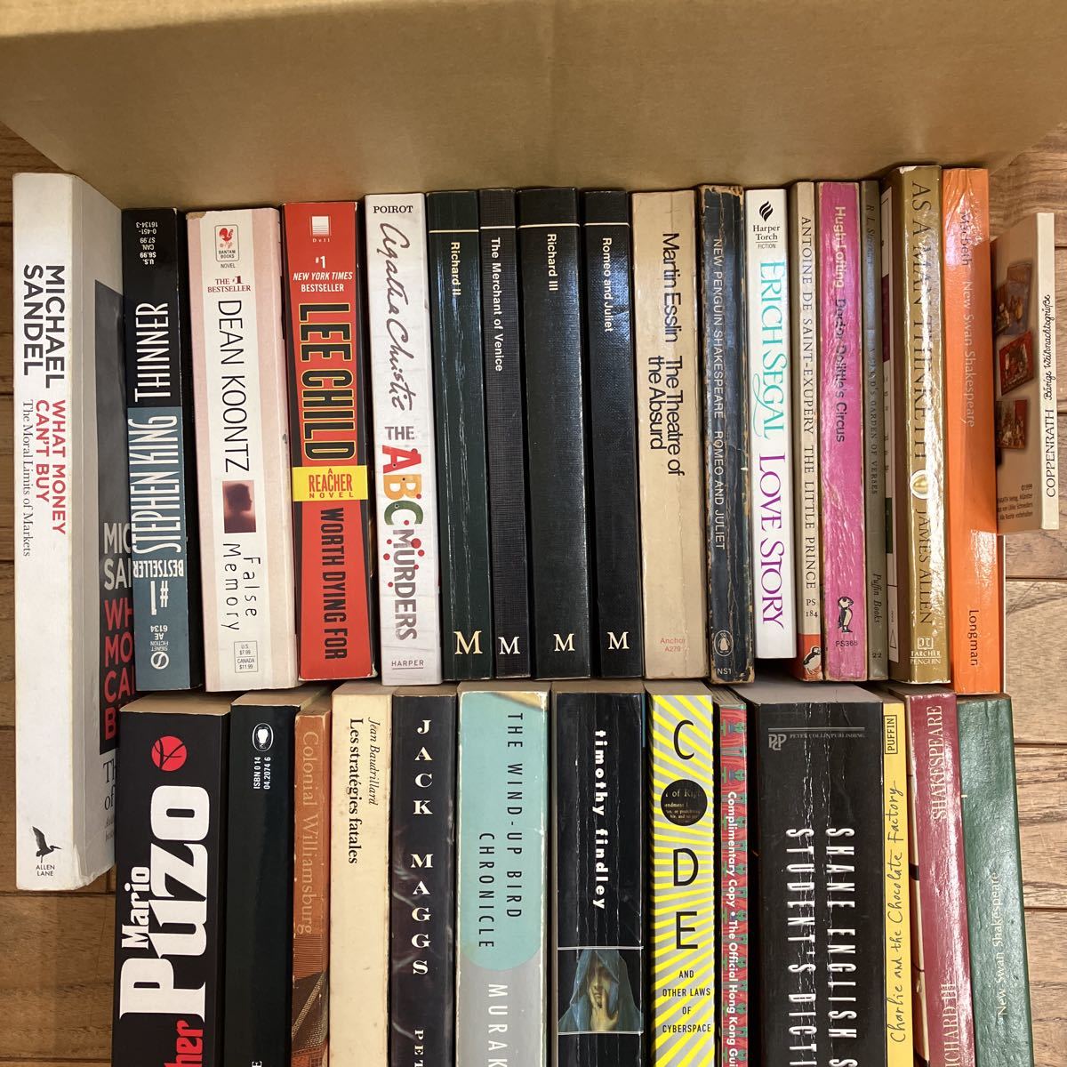 大SET-ш891/ 洋書 ペーパーバック 65冊まとめ 外国語書籍 ディスプレイ