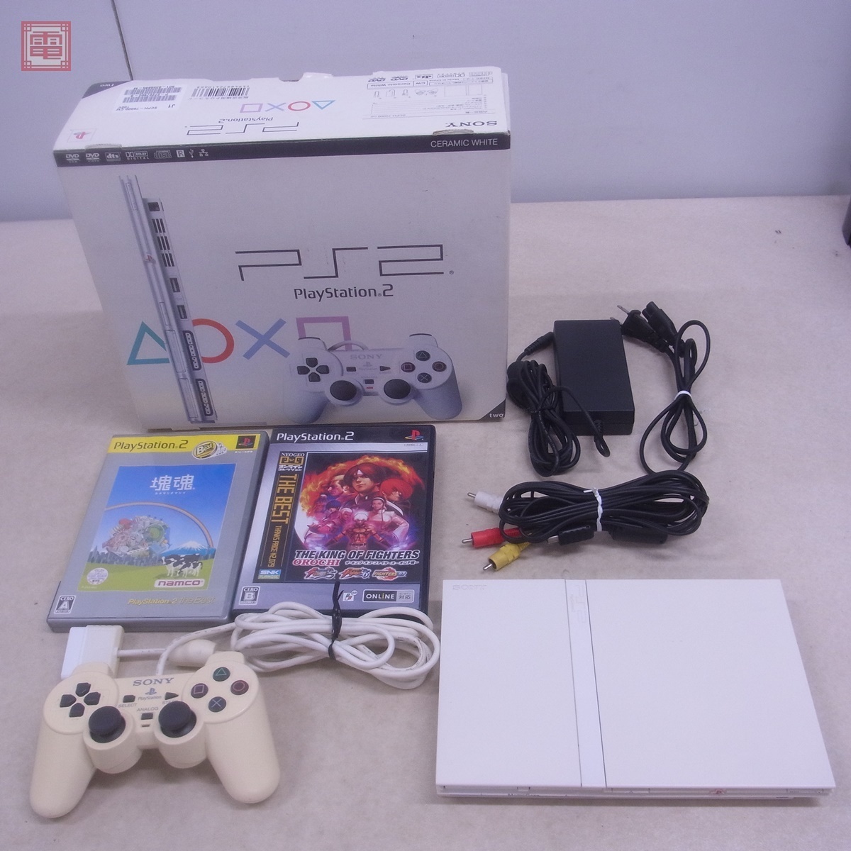 PS2 プレステ2 本体 SCPH-70000 CW セラミックホワイト 薄型 ソニー 