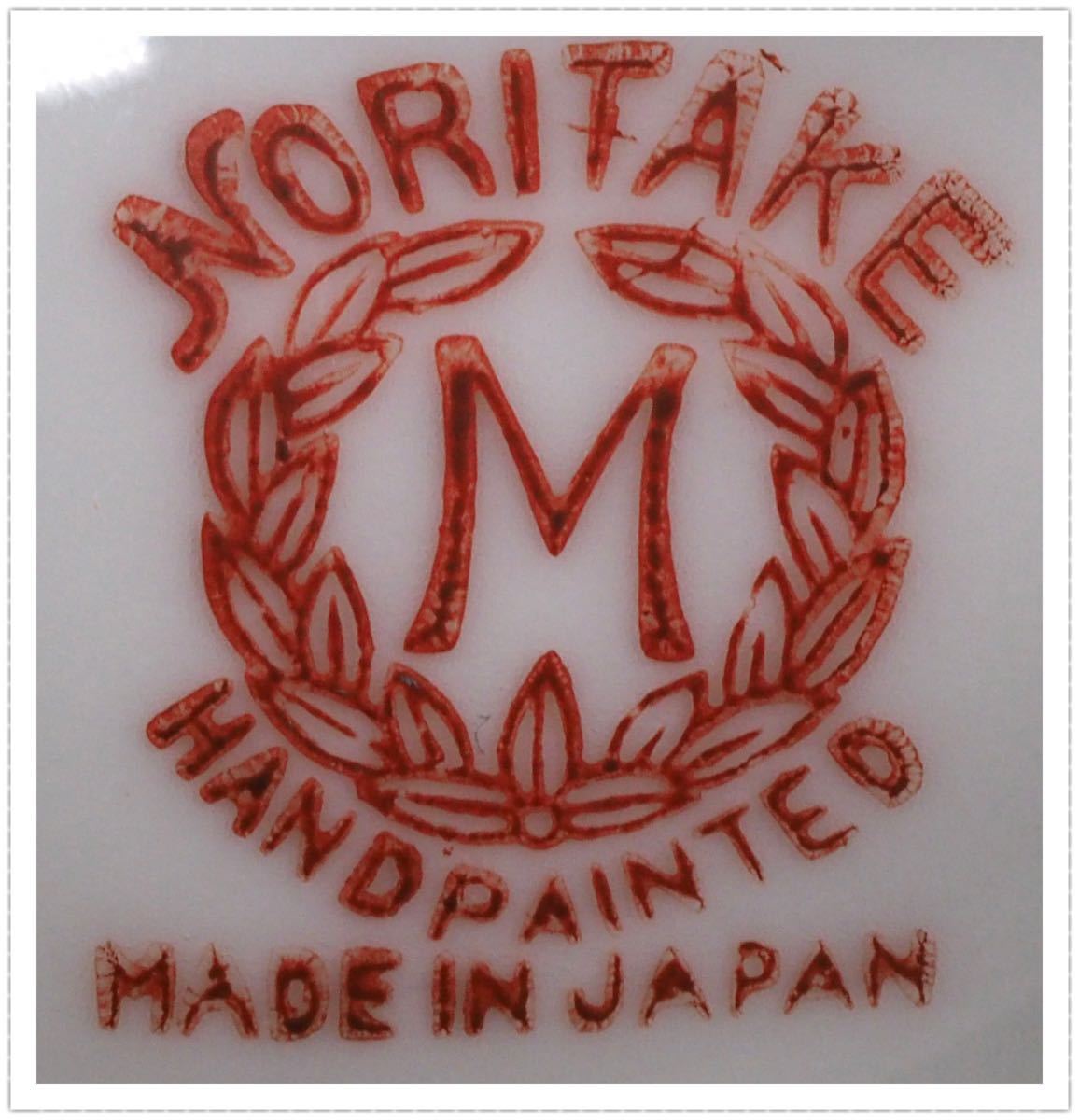 オールドノリタケ ラスター彩 小皿 立体花文装飾 M-JAPAN印の通販